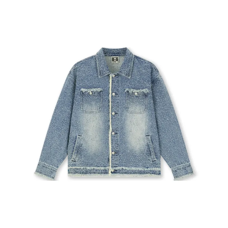BONELESS Denim Jacket Unisex Blue-0