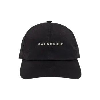 RICK OWENS Logo Embroidered Baseball Cap