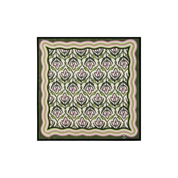 WEEKEND MaxMara Silk Silk Scarves Unisex Green