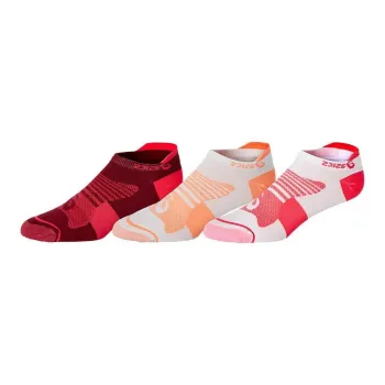 Asics QUICK LYTE PLUS 3PK Ankle Socks Women's 3 Pack Sunlight Coral