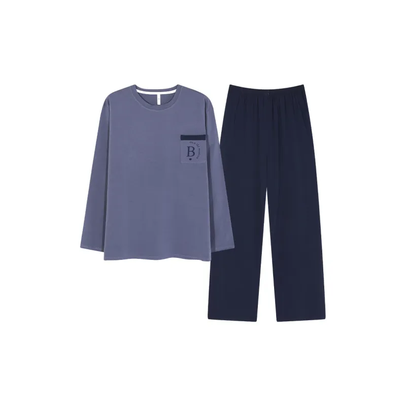 GOSO Pajama Set Men's Royal Blue-0