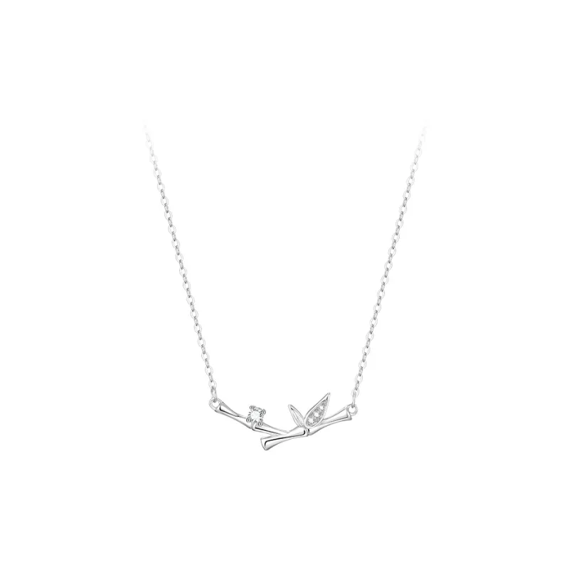 CENTURY&KINDLE 925 Sterling Silver Necklaces Women's-0