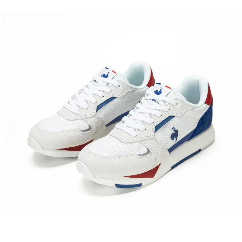Le Coq Sportif Lightweight Low-Top Casual Shoes Unisex White Blue Red-1