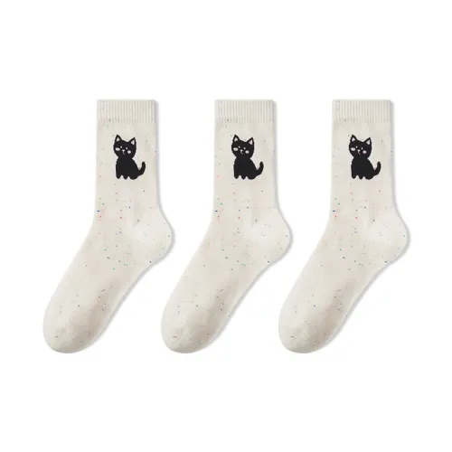 Moremoli Mid Calf Socks Women's 3 Pack