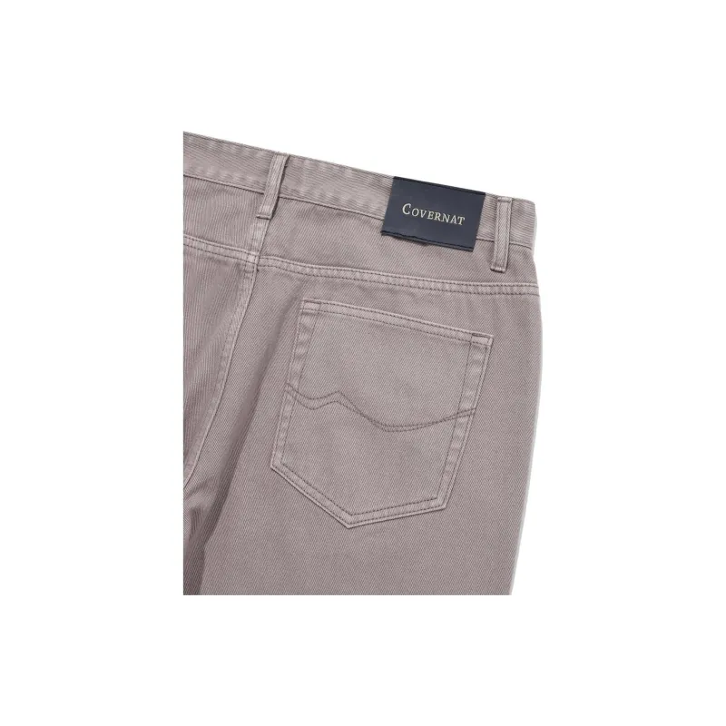 COVERNAT SS24 Jeans Men's Gray Pink-4