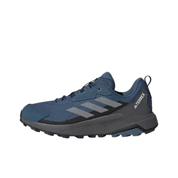 Adidas Terrex Anylander Anti Slip Wear Resistant Low Top Hiking Shoes Men's Blue Gray