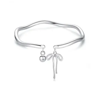 LIPSW 999 Fine Silver Bangles Women's
