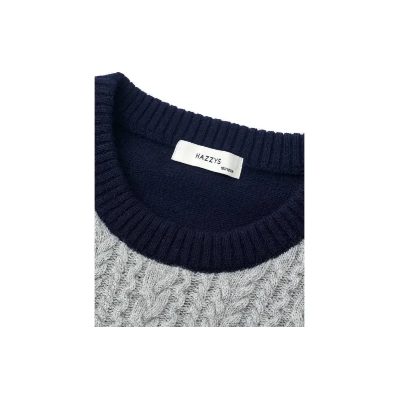 HAZZYS Sweaters Men Navy Blue-3