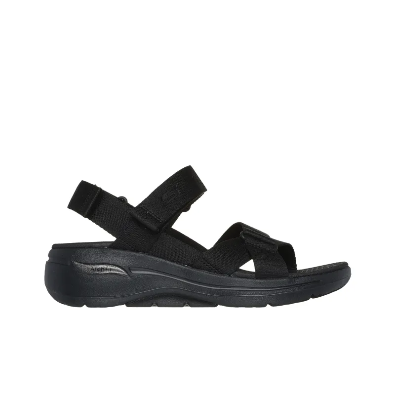 Skechers Go Walk Arch Fit Beach Sandals Women's Black-1