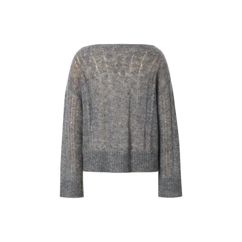 Hopeshow Knitwear Women's Smoke Gray 056-1