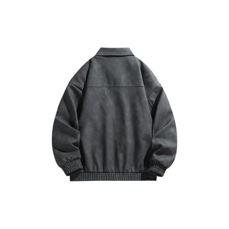 FOR FEAR THAT Leather Jacket Unisex-3