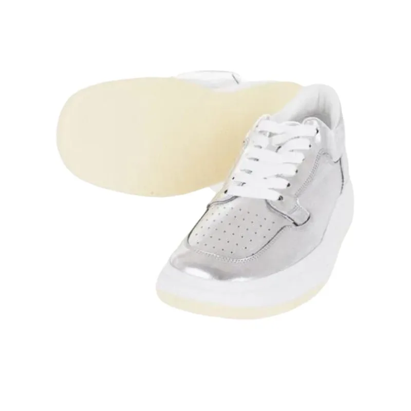 Maison Margiela Low Top Skateboard Shoes Women's Silver-3