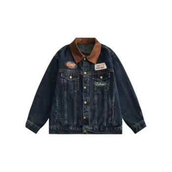 FORCEPULR Denim Jacket Unisex Blue