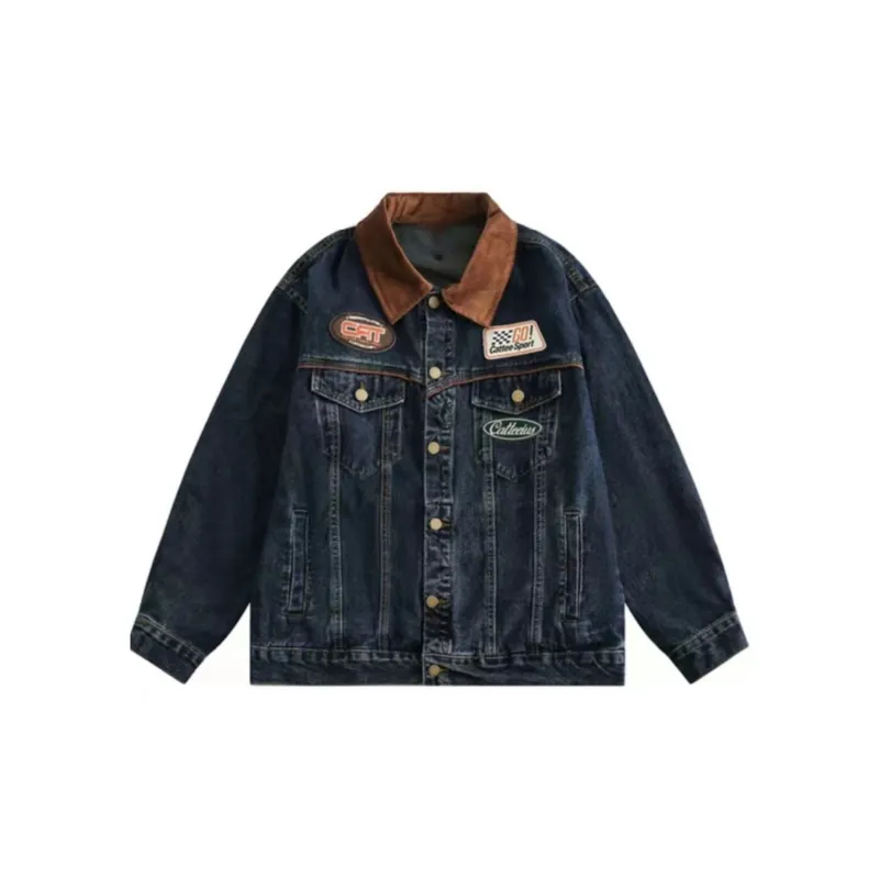 FORCEPULR Denim Jacket Unisex Blue-0