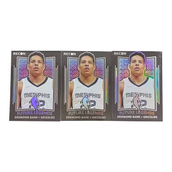 PANINI 2021 22 RRECON Grizzly Bain Big Headshot Refringence Total 3 Pcs Special Card Sports Cards 3 Pcs
