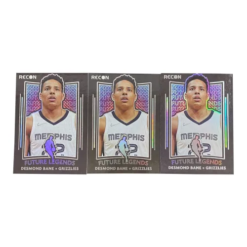 PANINI 2021 22 RRECON Grizzly Bain Big Headshot Refringence Total 3 Pcs Special Card Sports Cards 3 Pcs