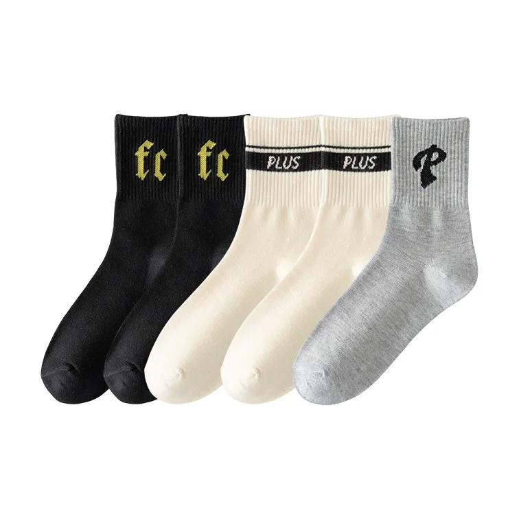 Cotton Gene Mid Calf Socks Unisex Combo Set-18