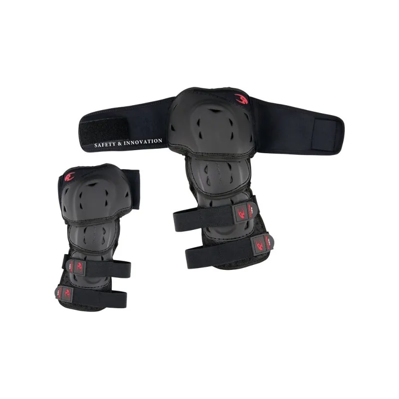 KOMINE SAFETY&INNOVATION Motorcycle Protective Gears Polyethylene+Nylon Commute Legs Unisex One Size Knee Protector-1