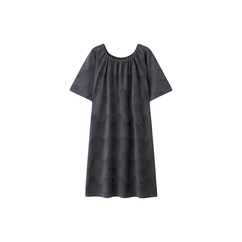 FENTENGCARE Nightgown Women's Black-0