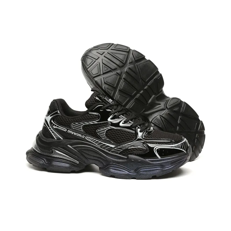 DRYWORLD Cushioning Breathable Low-Top Chunky Sneakers Unisex-1