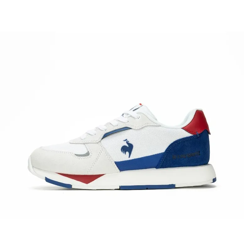 Le Coq Sportif Lightweight Low-Top Casual Shoes Unisex White Blue Red-0