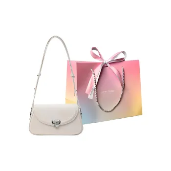 Yalu PU Shoulder Bag, Handbag, Crossbody Bag, Shoulder Bag Regular Women's White/Black/Purple/Pink