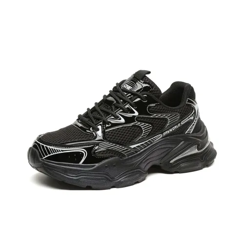DRYWORLD Cushioning Breathable Low Top Chunky Sneakers Unisex