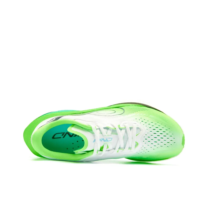 QIAODAN Strong Wind 3.0 Running Shoes Men Low Top Jordan White Bright Green-2