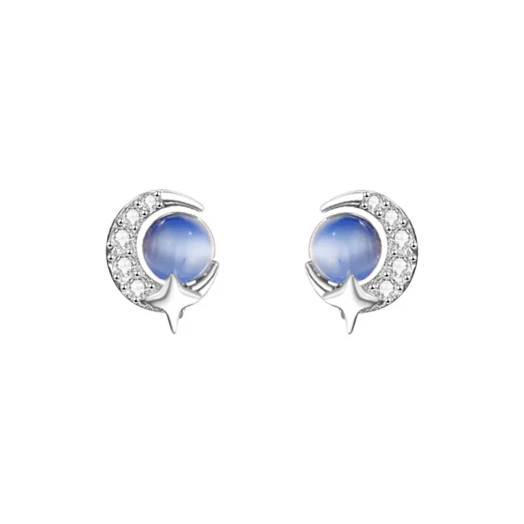 LAA 999 Fine Silver Stud Earrings Women's-0