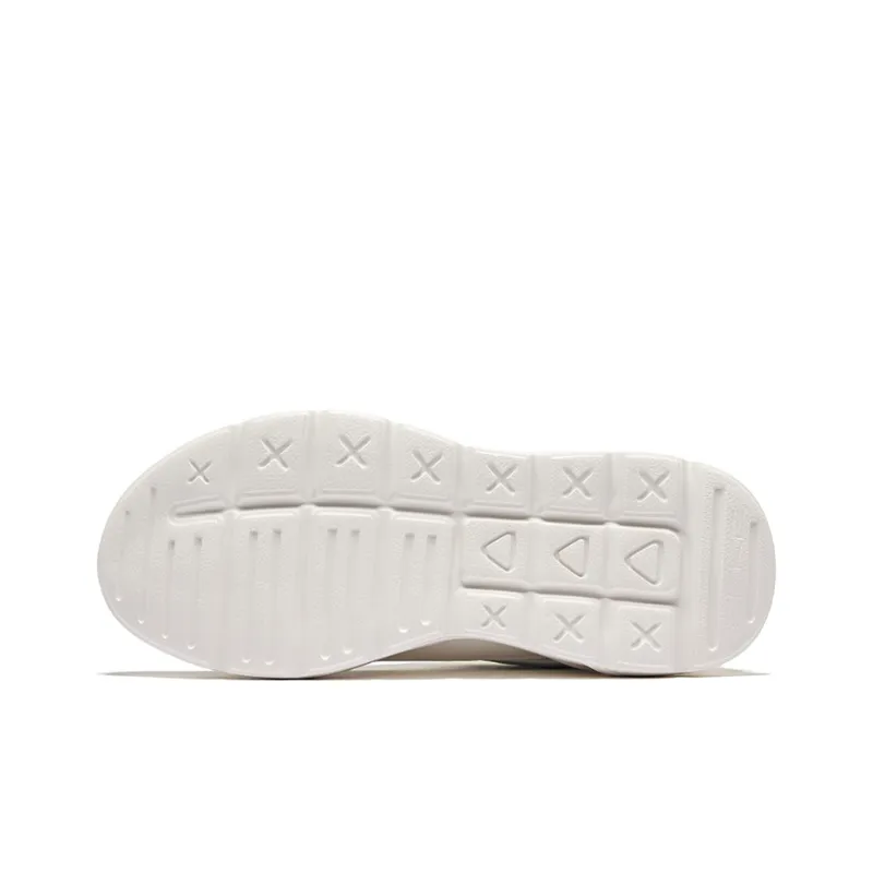 Erke Sound In Unison Cushioning, Wear Resistant Low Top Casual Shoes Women's Microcrystal White Mist Gray-3