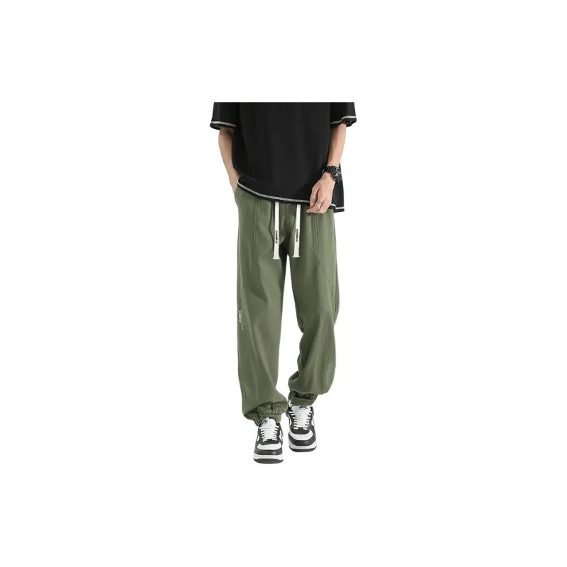 Caramella Casual Pants Unisex Black-4