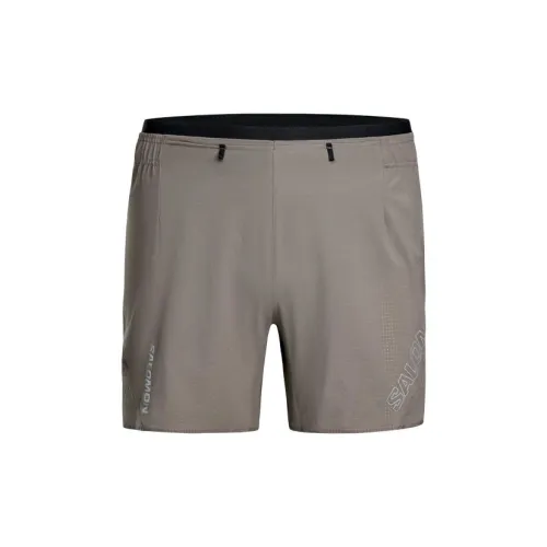 SALOMON SENSE AERO 5 Sports Shorts Men's Iron Gray