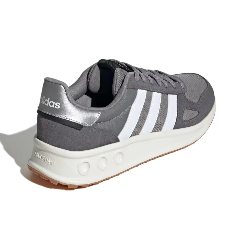 Adidas Run 84 Anti Slip Wear Resistant Low Top Casual Running Shoes Men's Gray-2