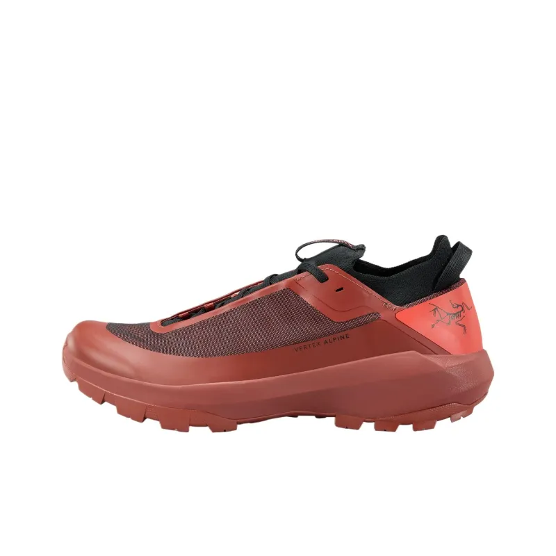 Arcteryx Vertex Alpine Abrasion Resistant Low Top Hiking Shoes Men's Dark Burgundy-0