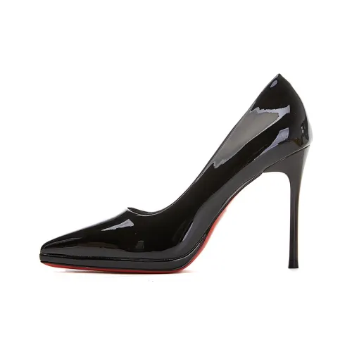 POOQ Slim Heel High Heels 10CM Women's