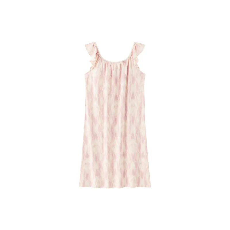 FENTENGCARE Nightgown Women's Pink-0