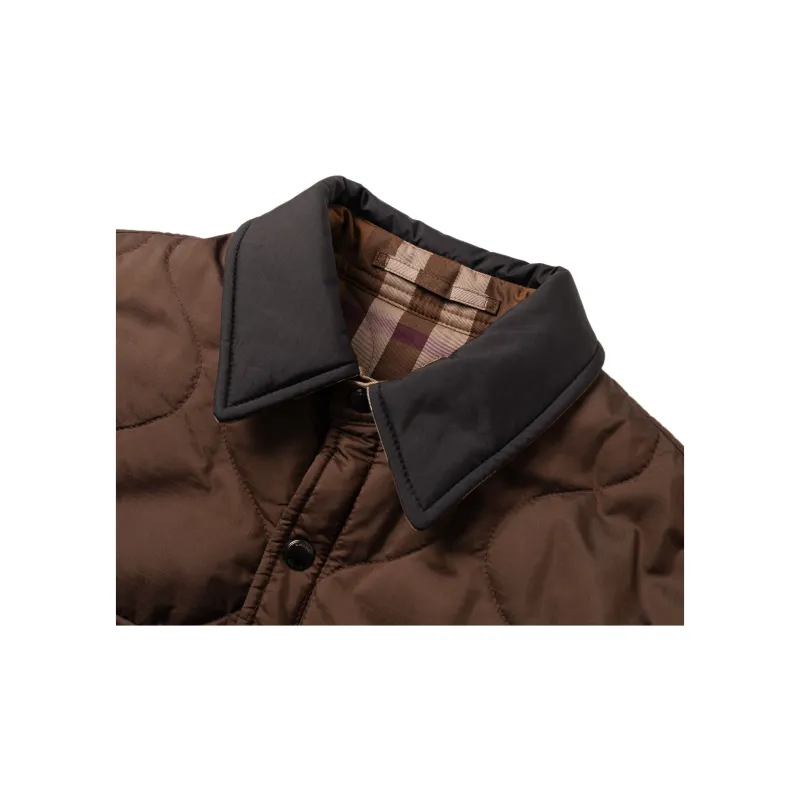 Burberry Reversible Checked Quilted Overshirt-6