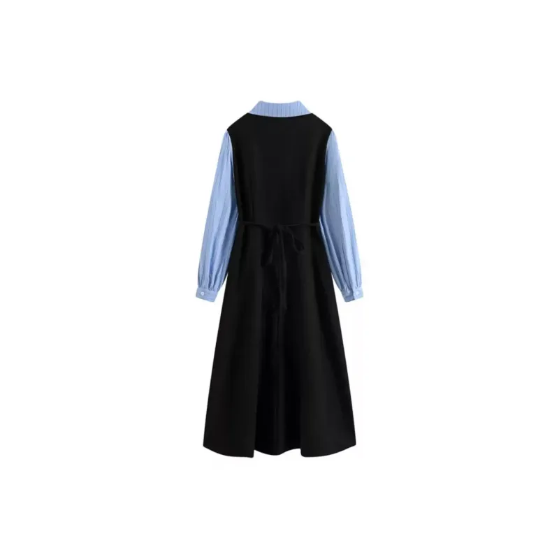 FLIM Long-Sleeved Dresses Women's Black-1