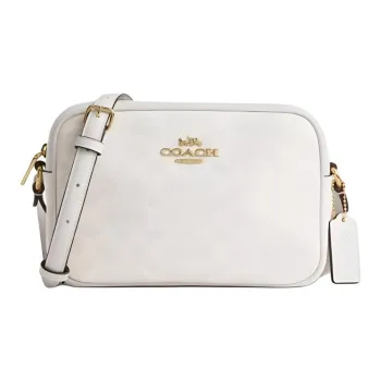 COACH Jamie Canvas Canvas Bag Crossbody Bag Shoulder Bag Small Size Women's White