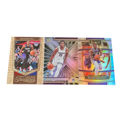 PANINI 2021 22 PANINI King Mitchell Rising Stars RC Silver Foil Special Card Sports Cards 3 Pcs