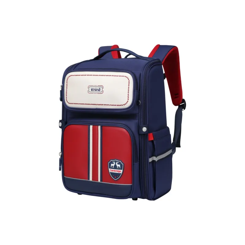 V.NINE Fabric Student Backpack Backpack Unisex Multicolor-5