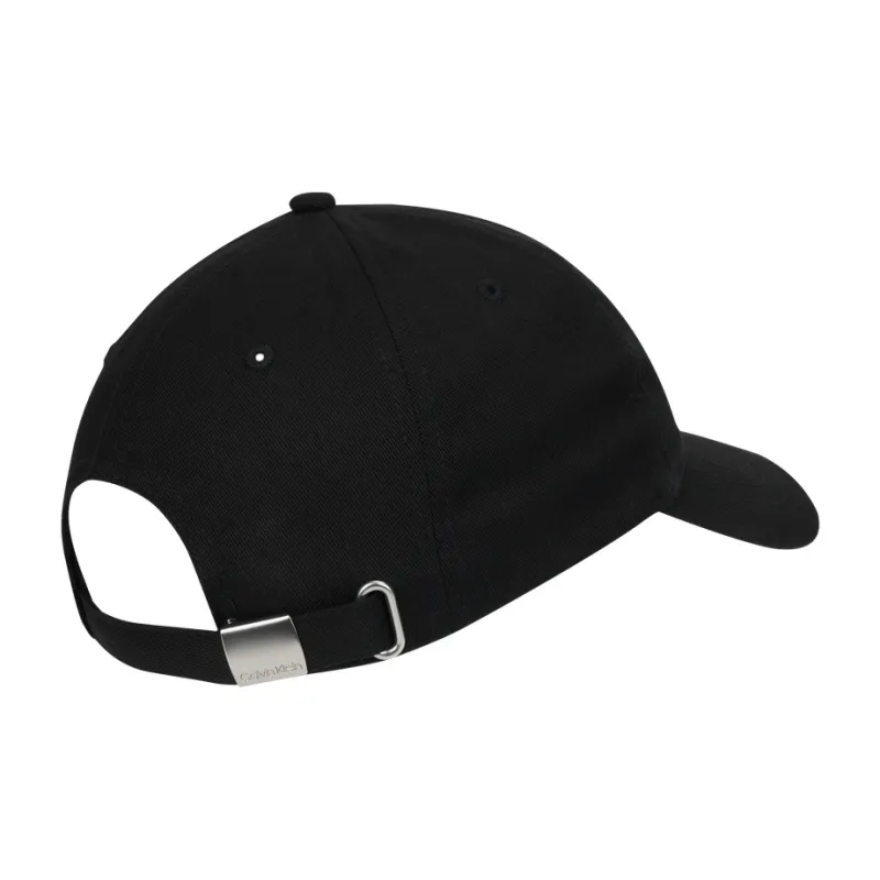 CALVIN KLEIN Cotton Baseball Caps Unisex Space Black-1