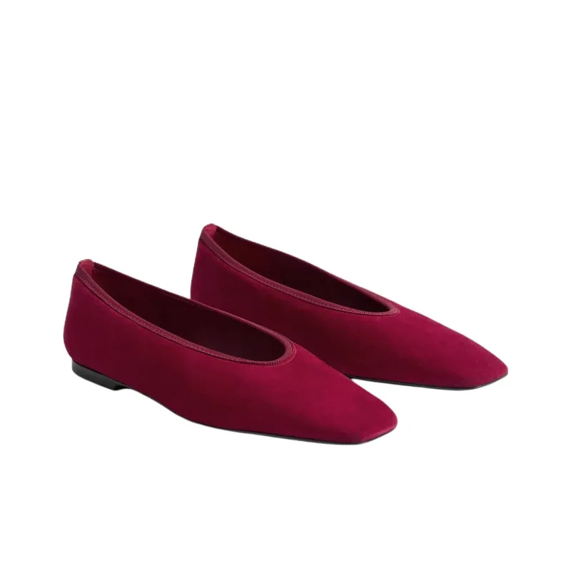 TOTEME Casual Single Shoes Women's Red-2
