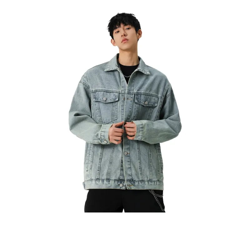 ACUOD BY CHANU Denim Jacket Unisex Turquoise-0