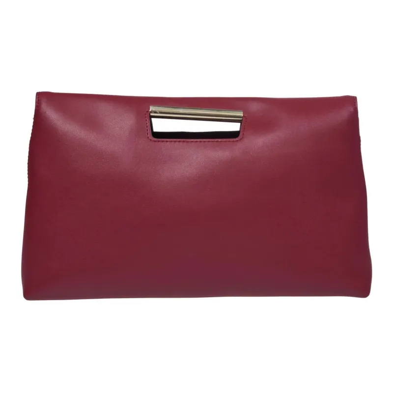 Furla Leather Clutch Regular Women's Burgundy Color-2