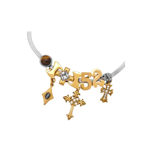 MADE BY DIZON Zircon Necklaces Women's