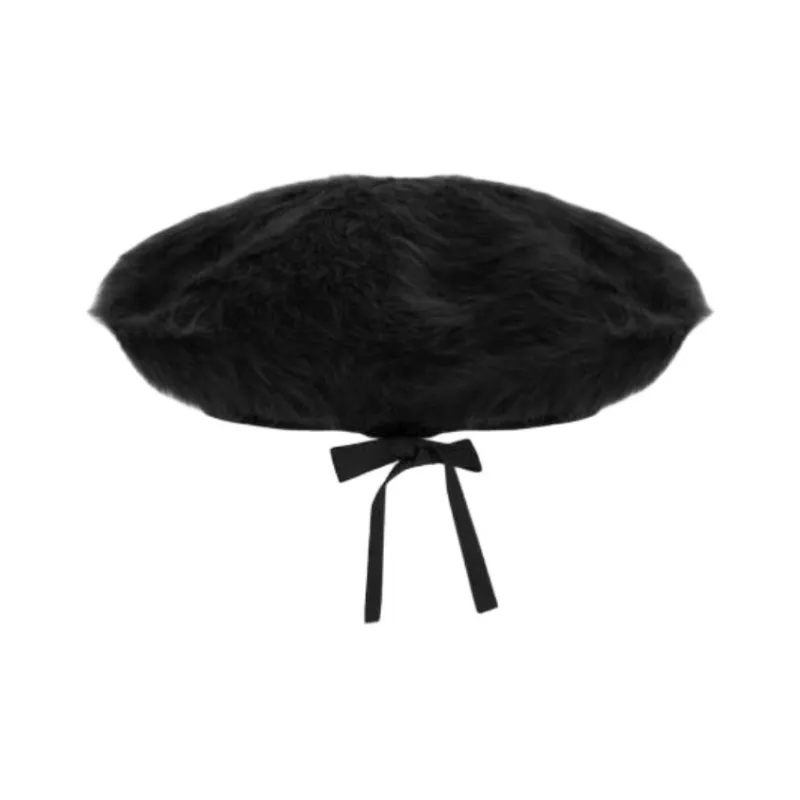 KANGOL Angora Wool Berets Women's Black-2
