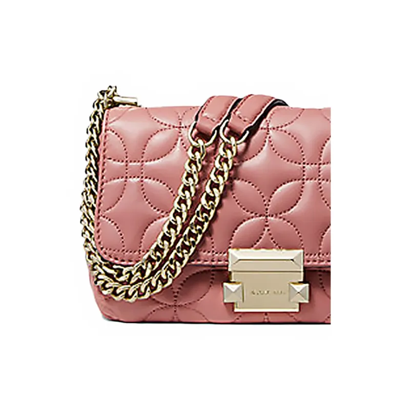 MICHAEL KORS Sloan Leather Shoulder Bag Crossbody Bag Women's Rose Pink-4