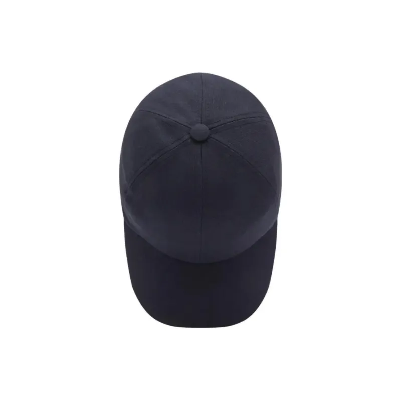 Maison Kitsune Cotton Baseball Caps Men's Blue-1