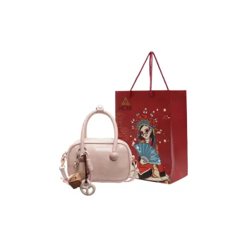 HCXK PU Bowling Bag Handbag Women's Multicolor